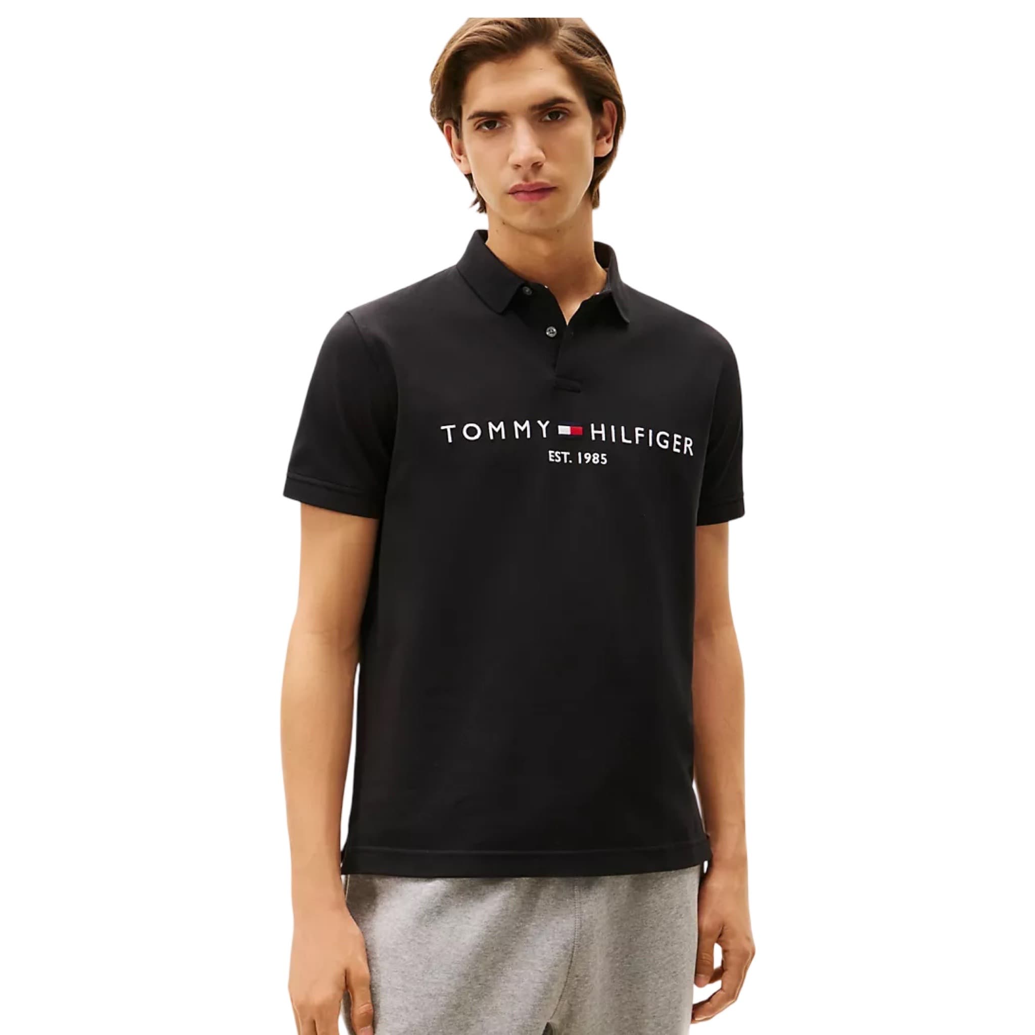 Embroidered Tommy Logo Polo