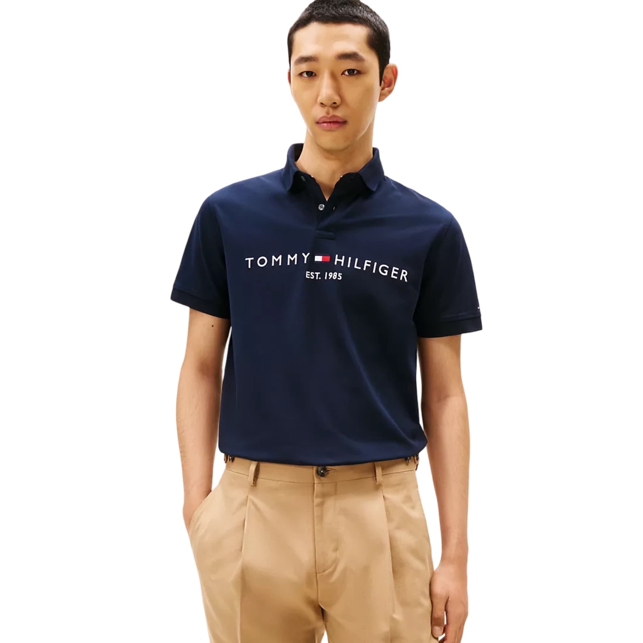 Embroidered Tommy Logo Polo