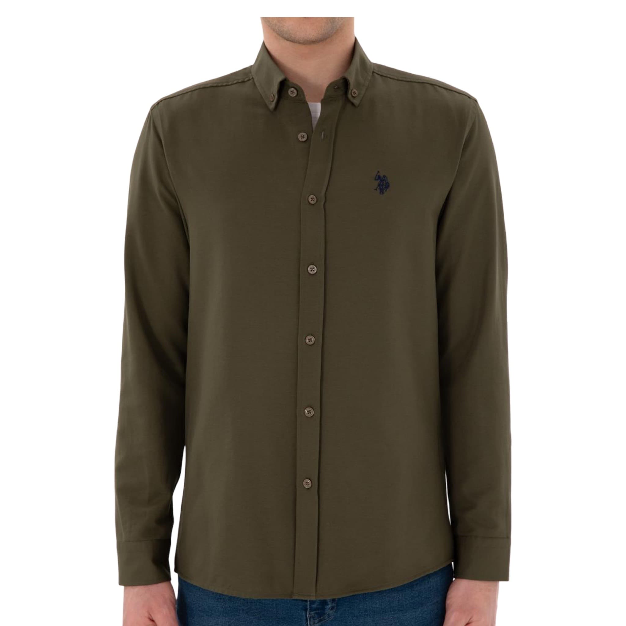 Mens Long Sleeve Basic Shirt