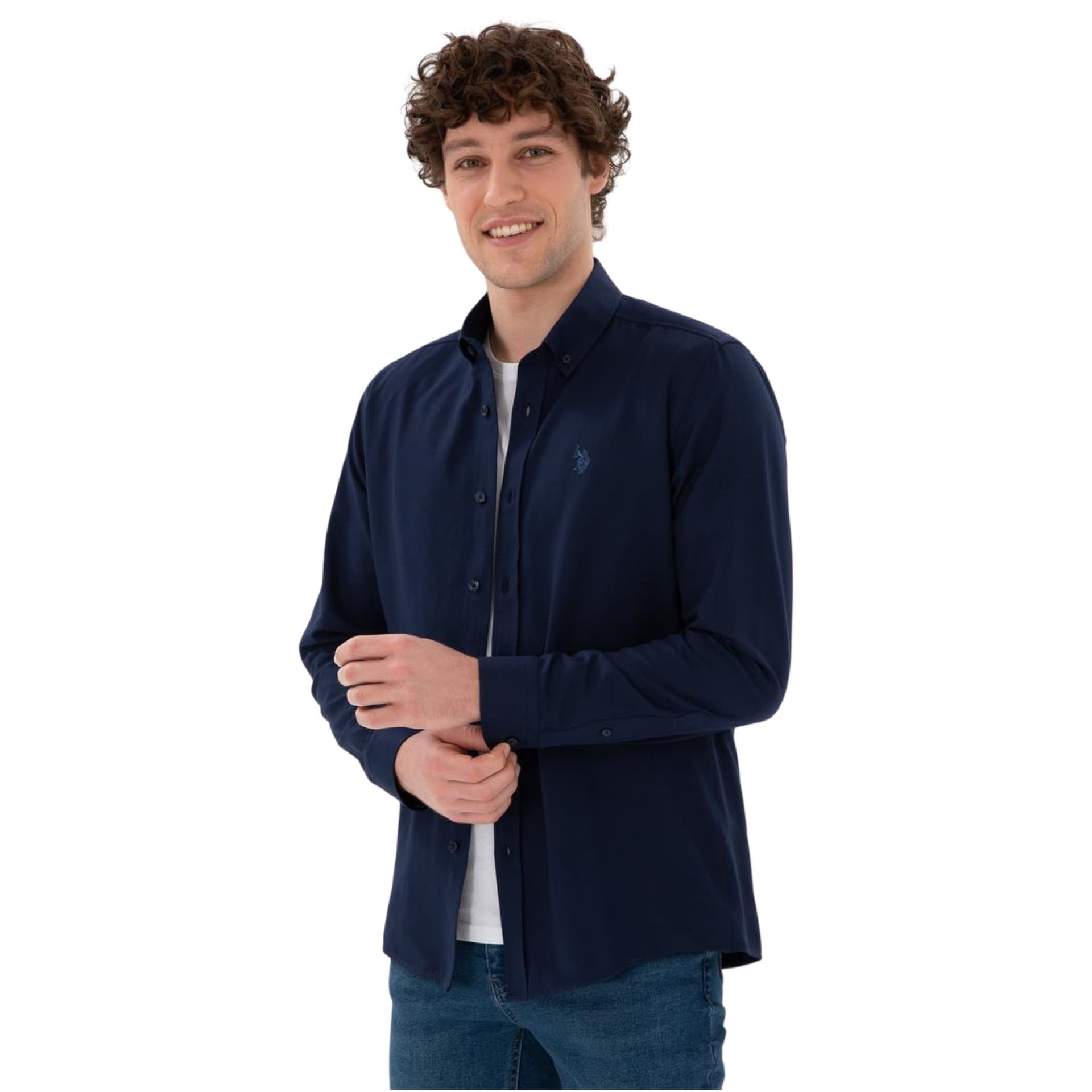 Mens Long Sleeve Basic Shirt