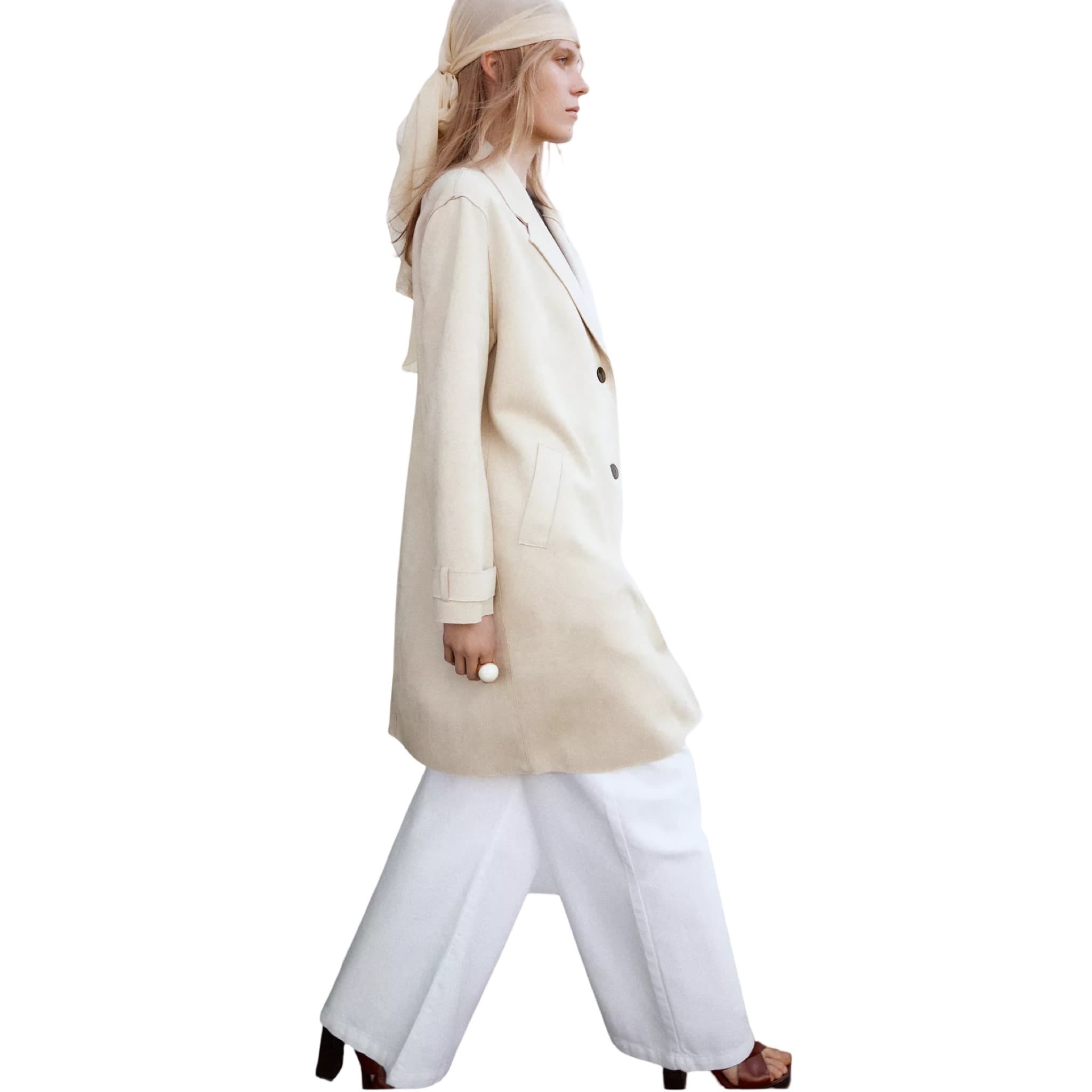 Faux Suede Coat