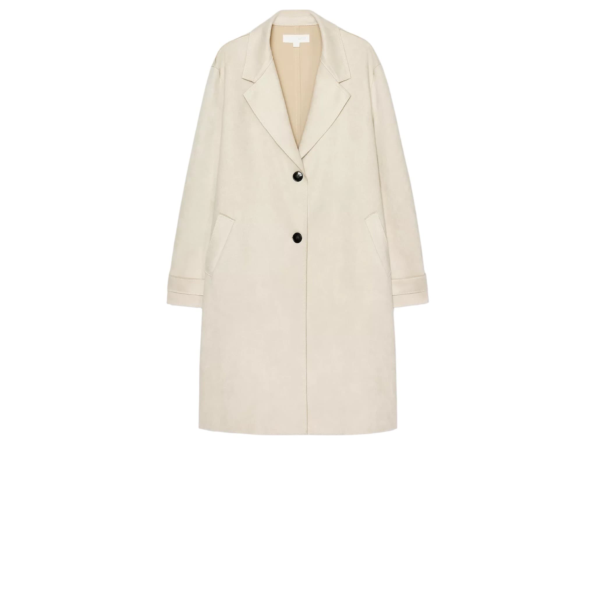 Faux Suede Coat