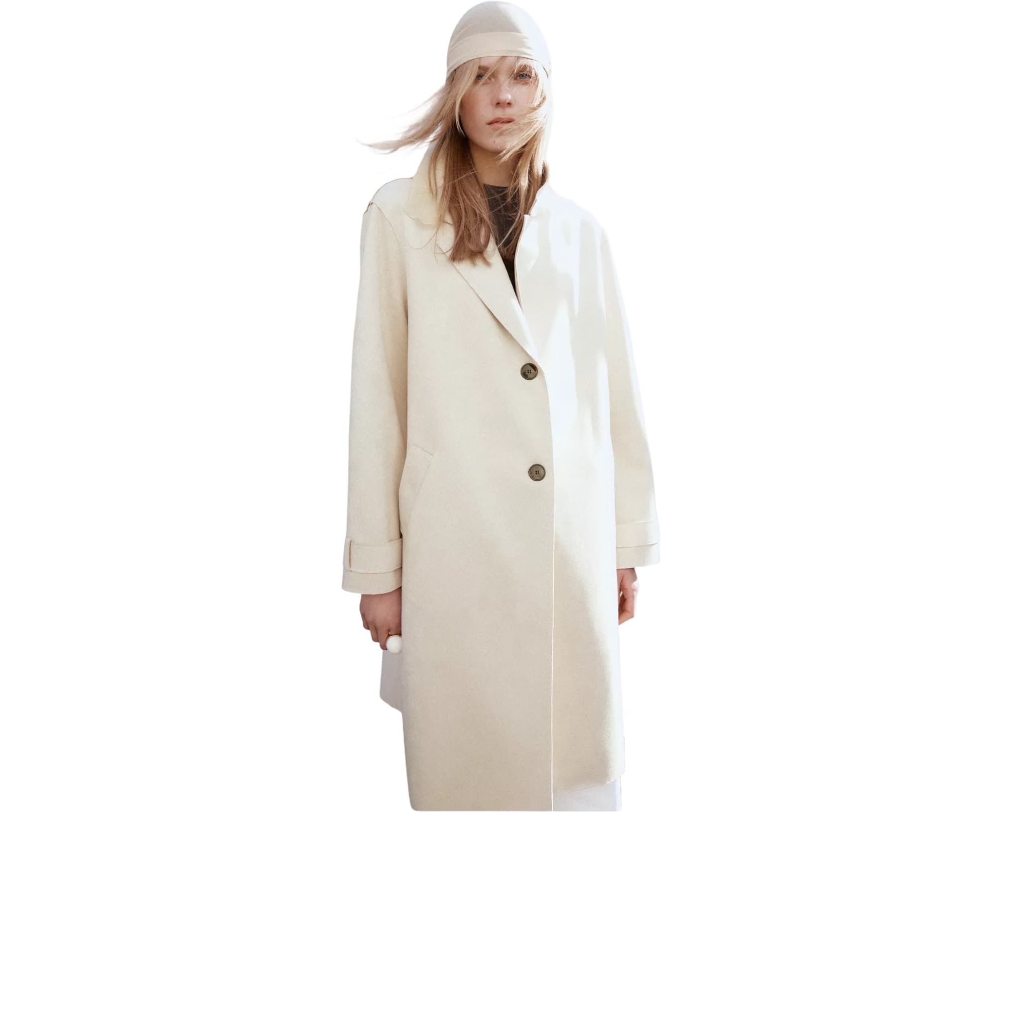 Faux Suede Coat
