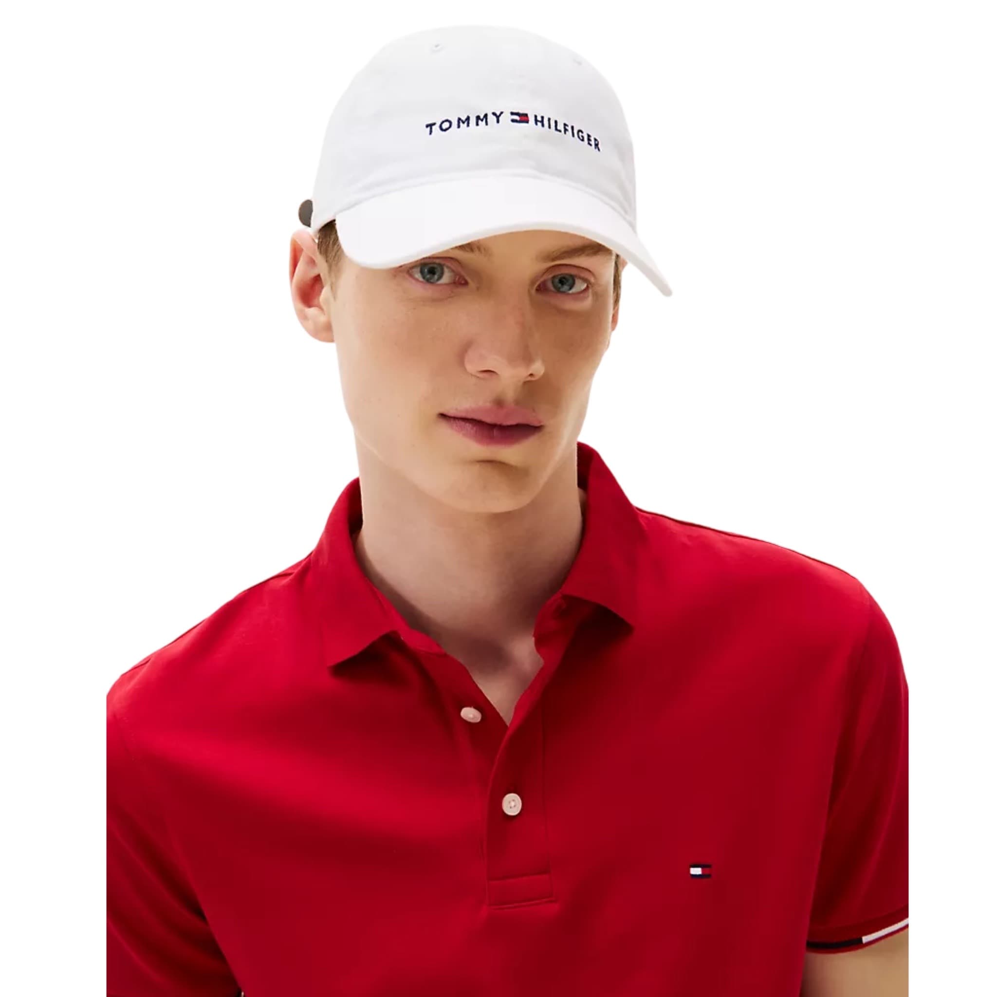 Embroidered Tommy Logo Baseball Cap