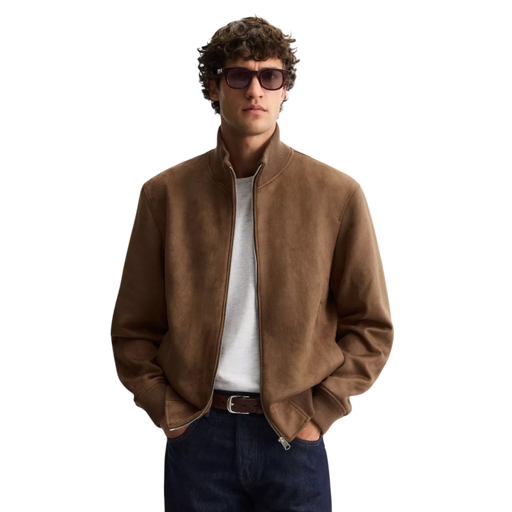 Faux Suede Jacket