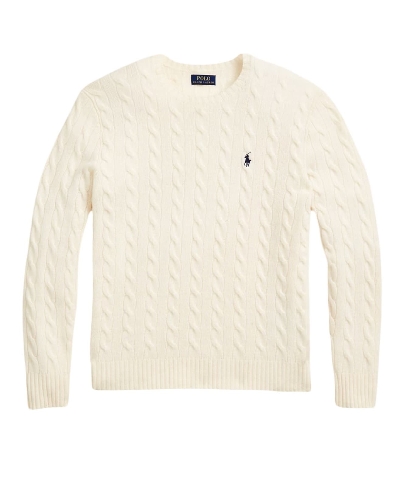 Cable-Knit Wool-Cashmere Sweater