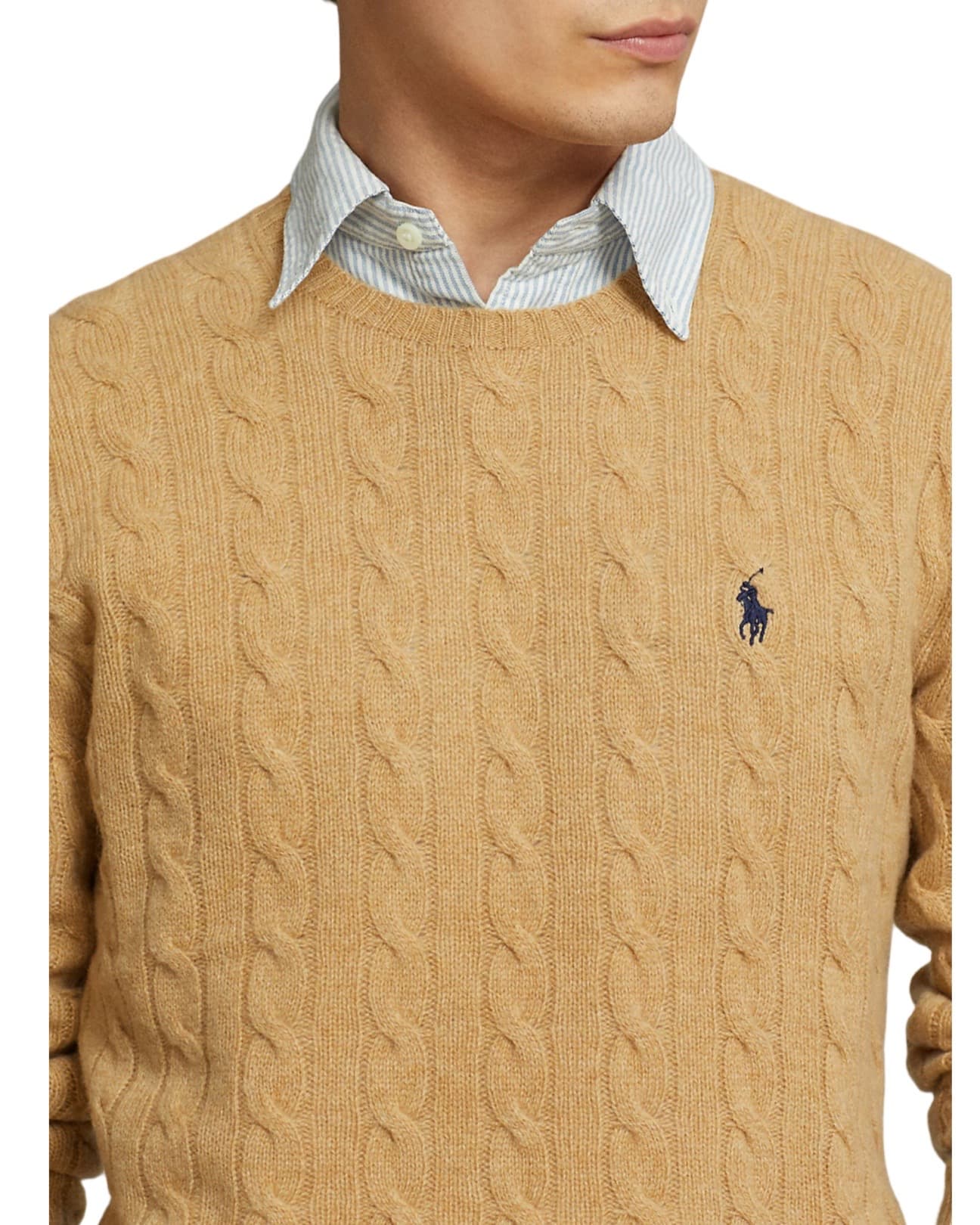 Cable-Knit Wool-Cashmere Sweater