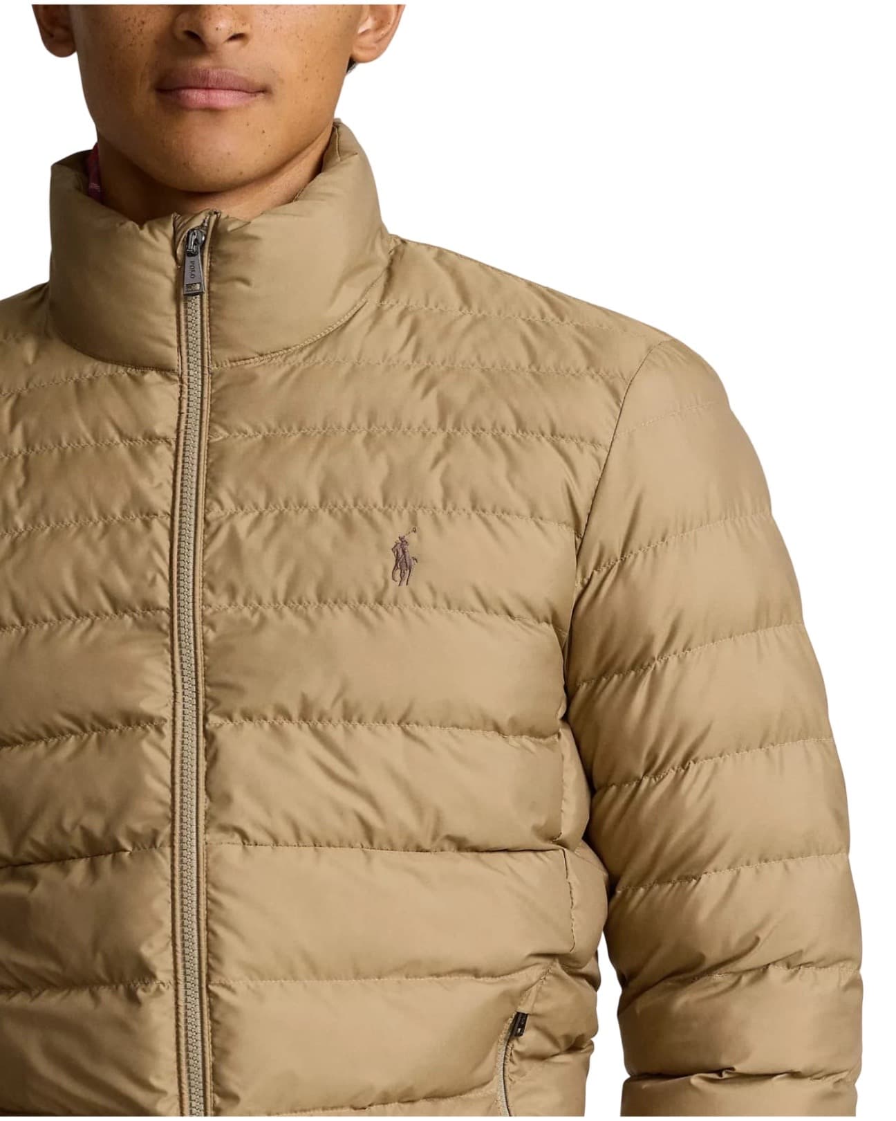 Colden Packable Khaki Puffer Jacket