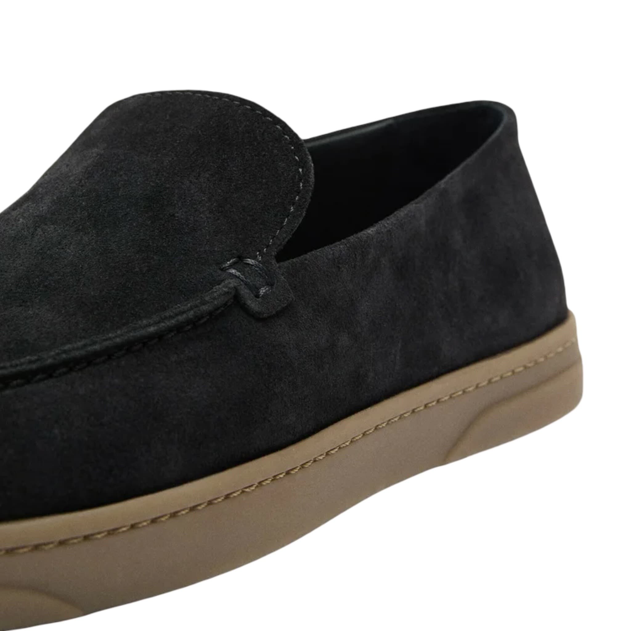 Split Suede Loafers