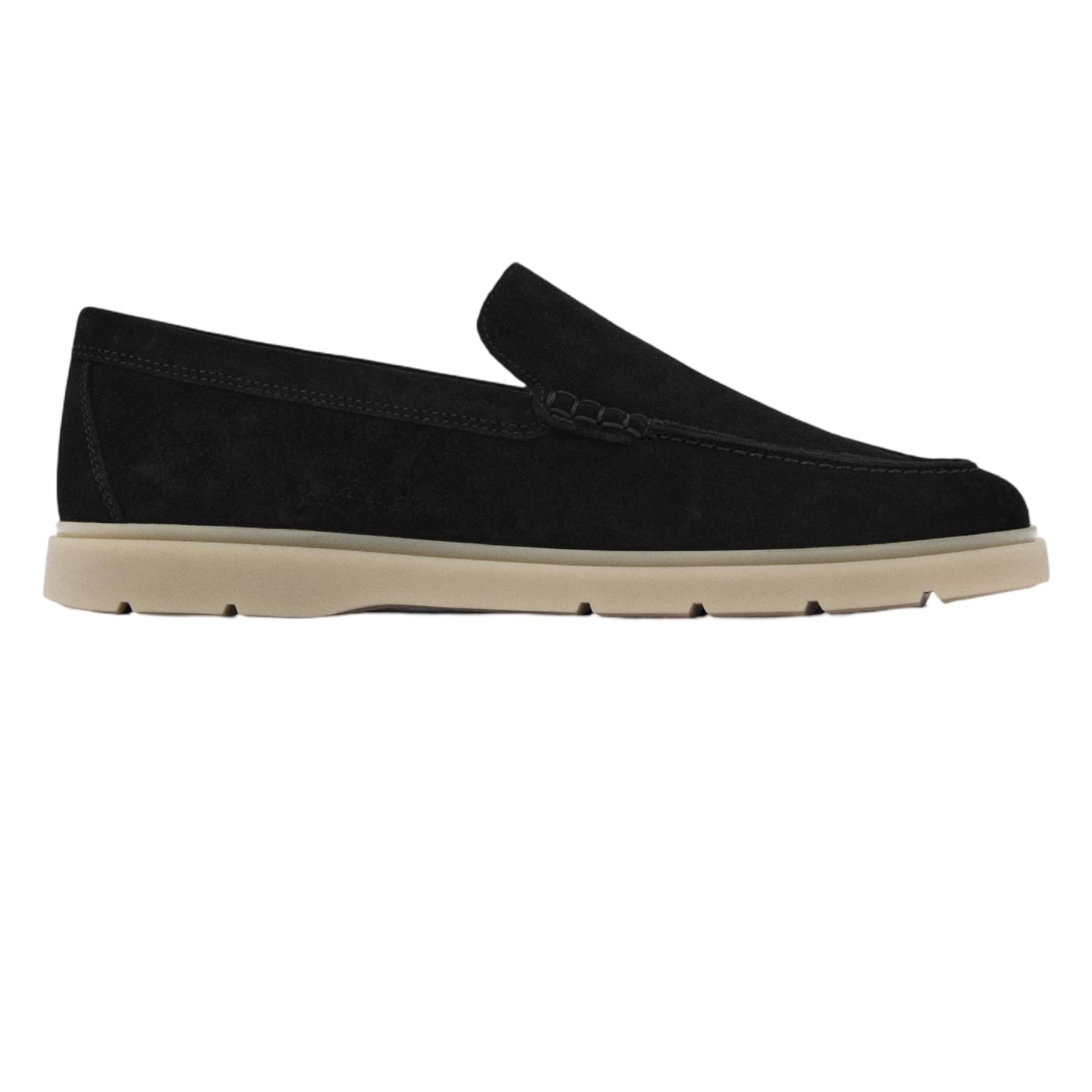 Split Suede Leather Loafers