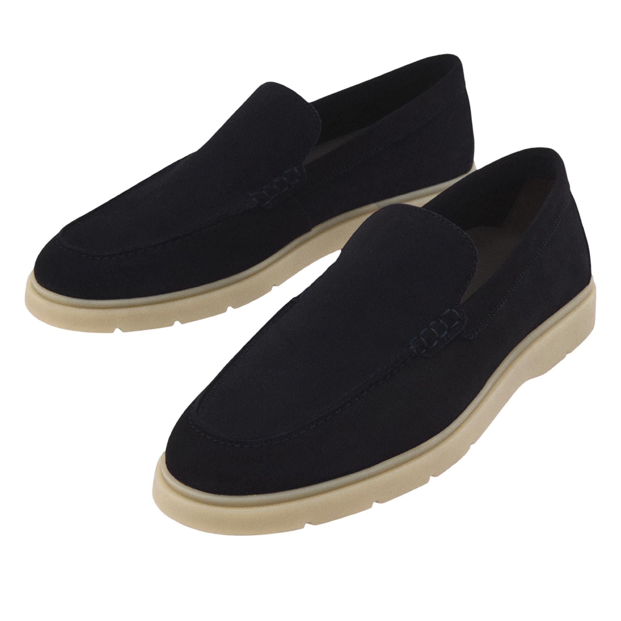 Split Suede Leather Loafers