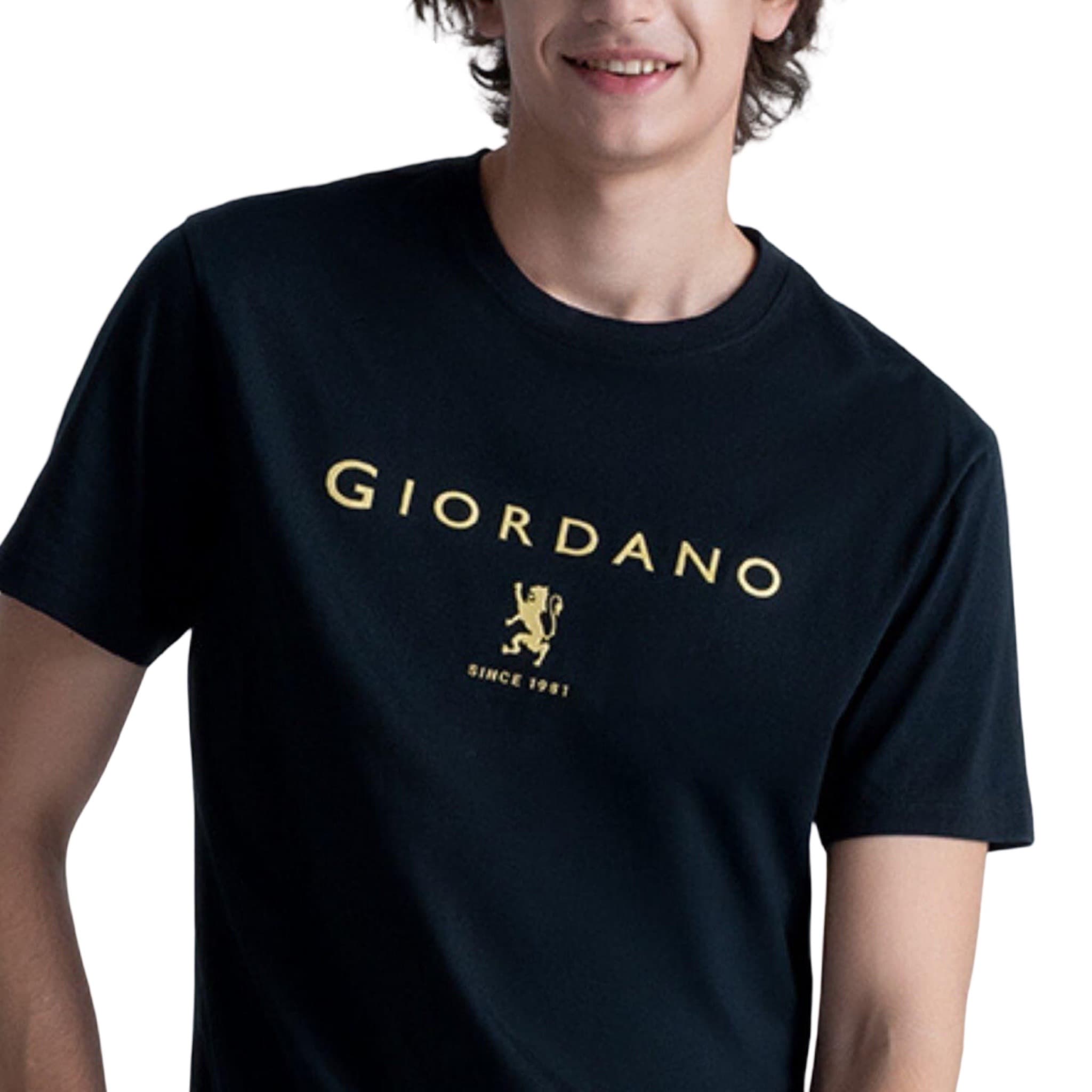 Men’s Cotton Signature-Print Slim-Fit Tee