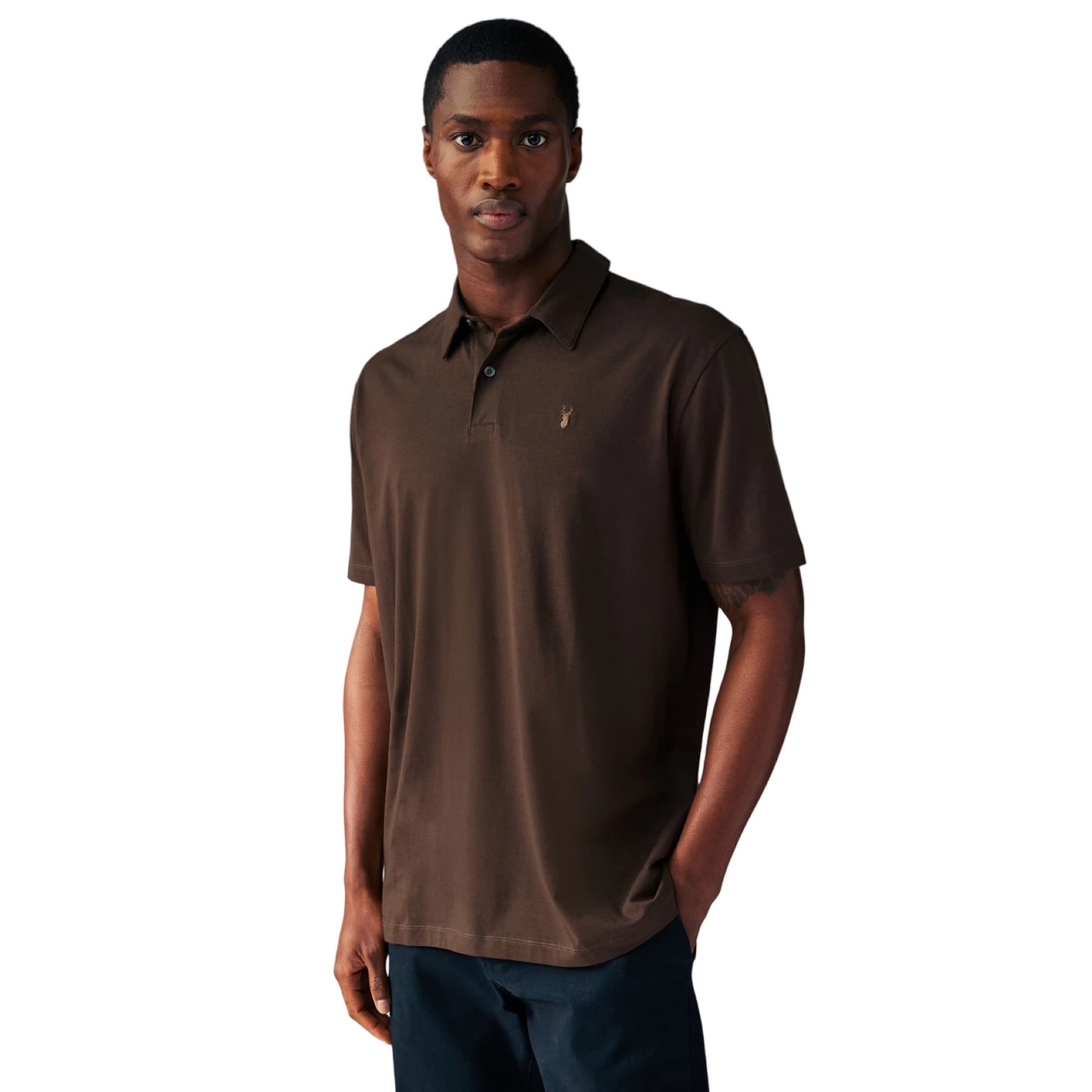 Regular Fit Short Sleeve Jersey Polo Shirt