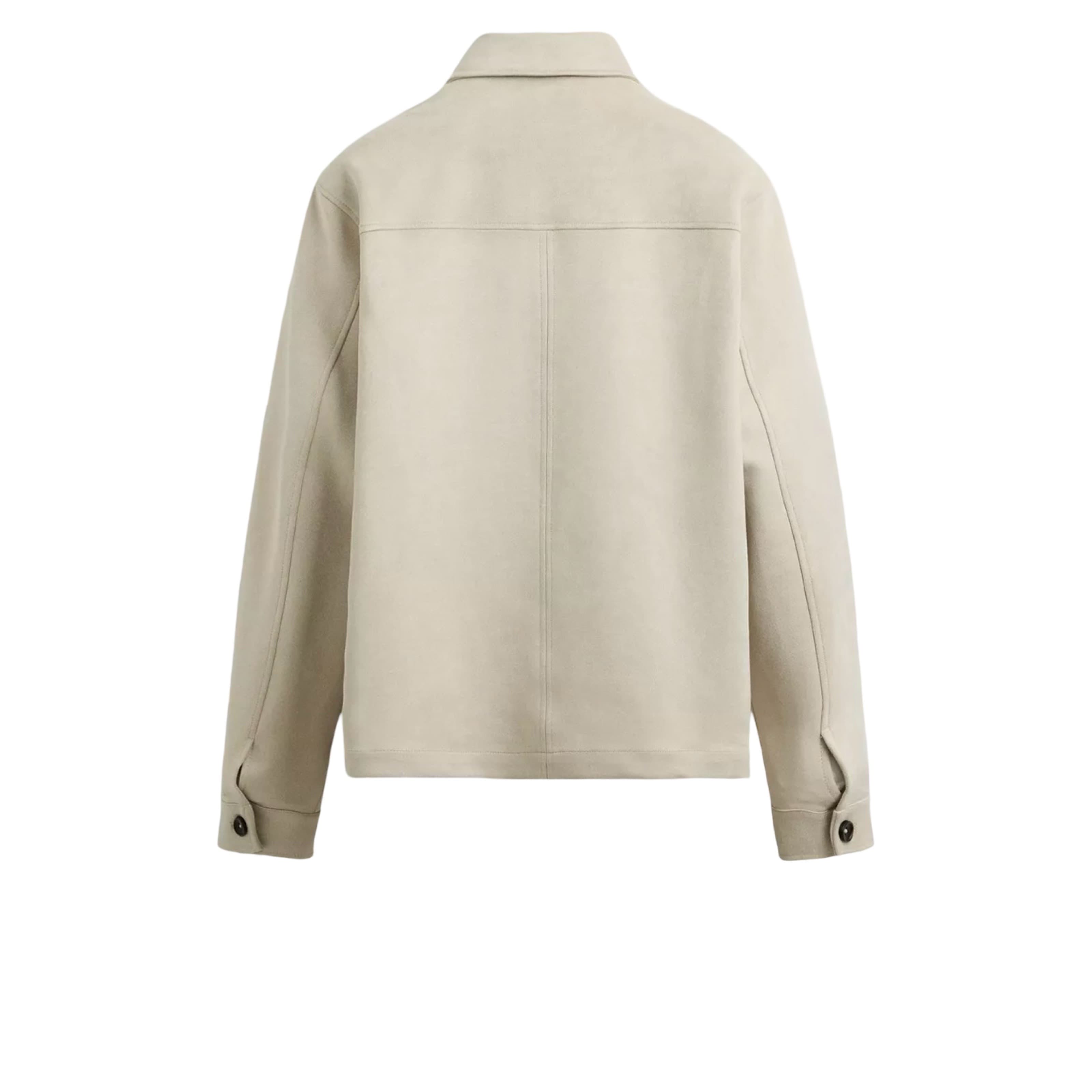 Faux Suede Overshirt