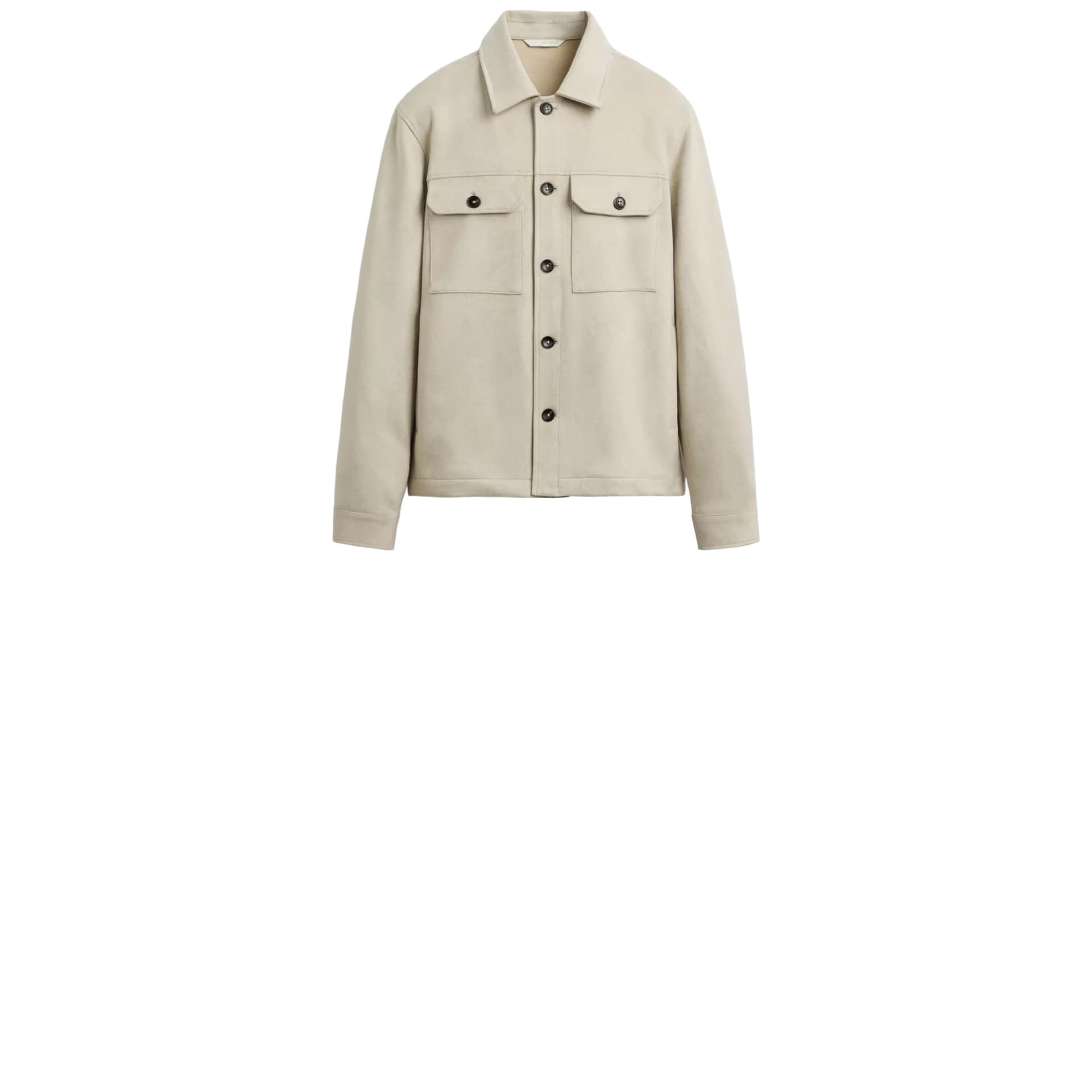 Faux Suede Overshirt