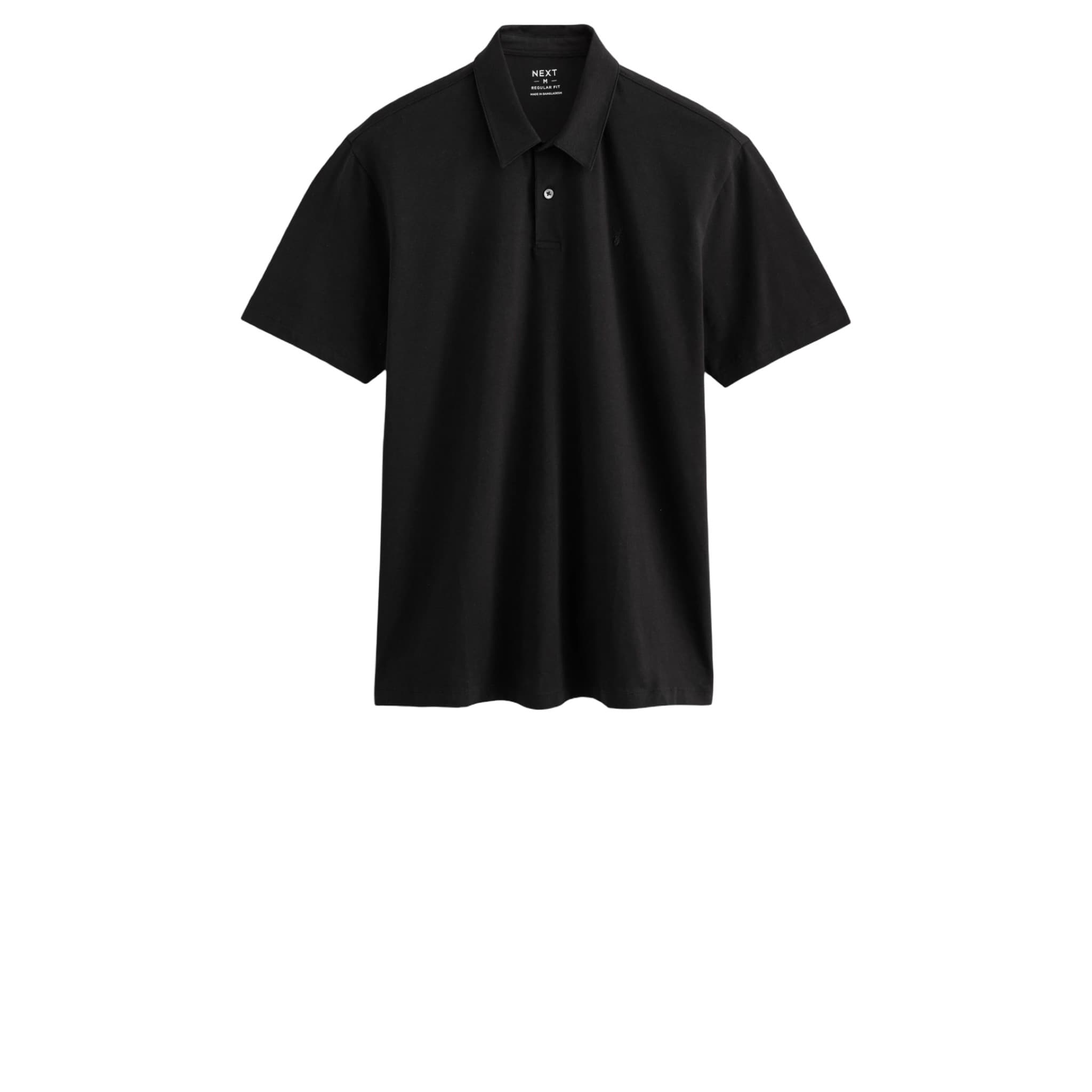 Regular Fit Short Sleeve Jersey Polo Shirt