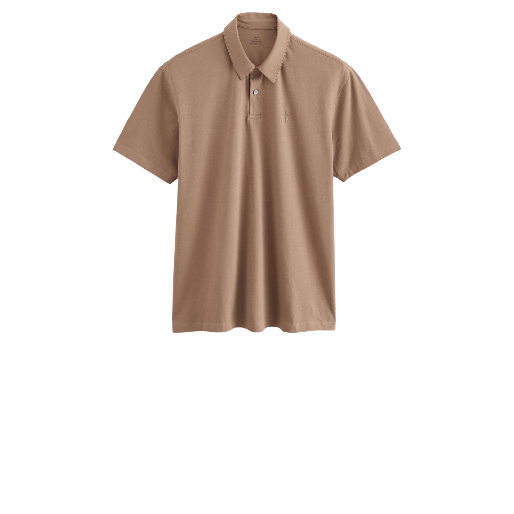 Regular Fit Short Sleeve Jersey Polo Shirt